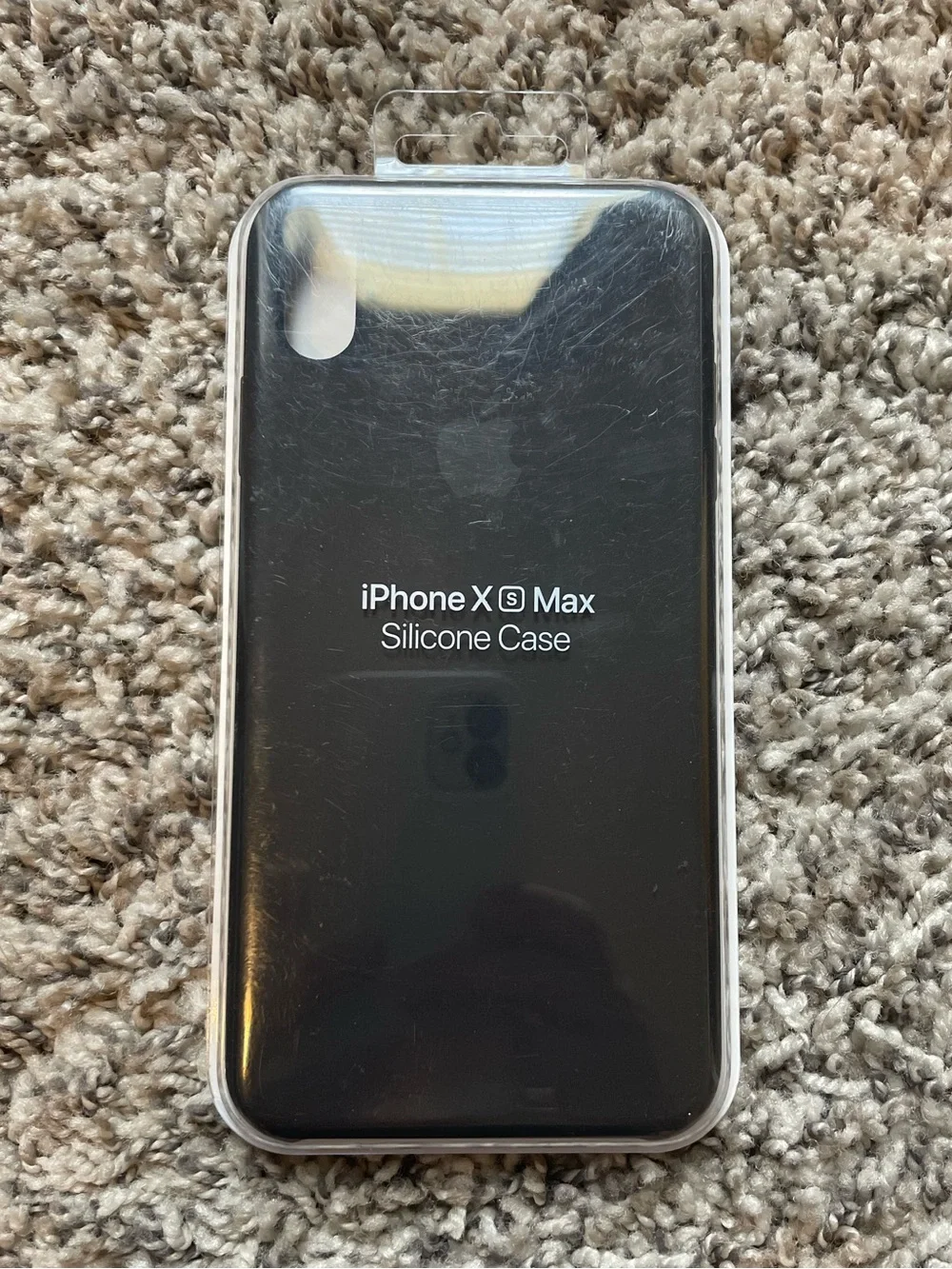 New Genuine Official Apple iPhone XS Max Silicone Cover Case Black